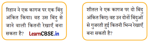 Class 6 Maths Chapter 2 Solutions in Hindi रेखाएँ और कोण Page 15 Q1