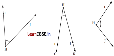 Class 6 Maths Chapter 2 Solutions in Hindi रेखाएँ और कोण Page 40 Q1