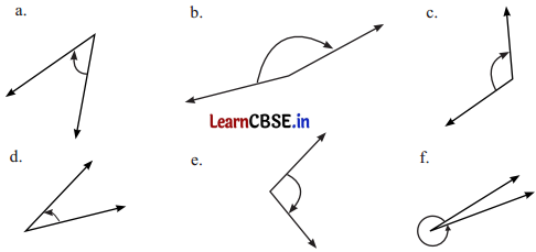 Class 6 Maths Chapter 2 Solutions in Hindi रेखाएँ और कोण Page 54 Q2
