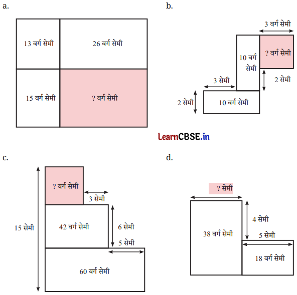 Class 6 Maths Chapter 6 Solutions in Hindi परिमाप और क्षेत्रफल Page 148 Q1