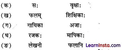Class 6 Sanskrit Chapter 2 Question Answer Solutions एषः कः एषा का एतत् किम् 7