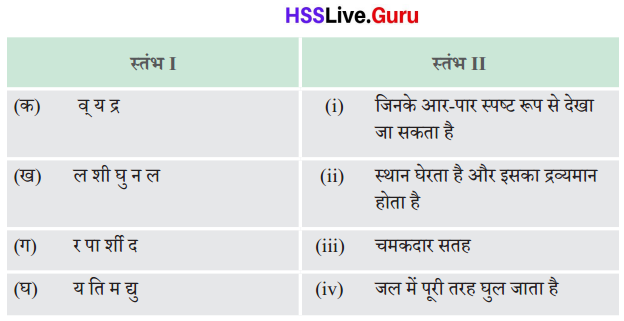 Class 6 Science Chapter 6 Question Answer in Hindi हमारे आस-पास की सामग्री 1