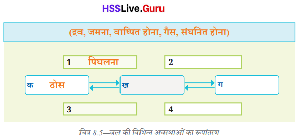Class 6 Science Chapter 8 Question Answer in Hindi जल की विविध अवस्थाओं की यात्रा 3