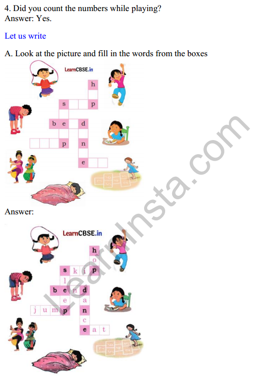 Mridang Class 1 English Solutions Chapter 2 Greetings 8