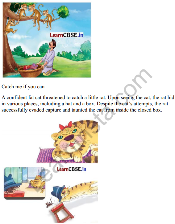 Mridang Class 1 English Solutions Chapter 4 The Cap-seller and the Monkeys 13