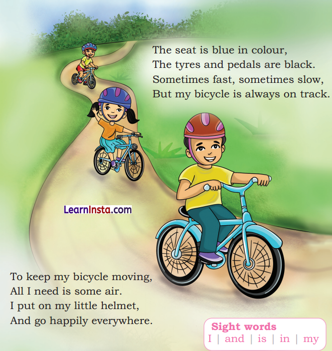 My Bicycle Class 2 Question Answer English Chapter 1 2