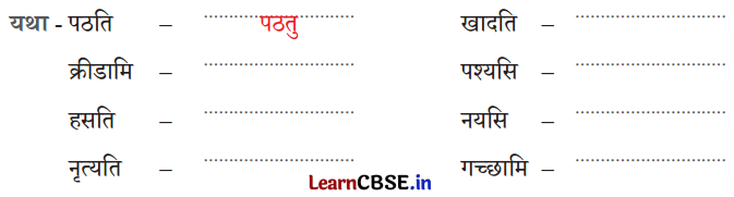 NCERT Class 6 Sanskrit Deepakam Chapter 10 Question Answer त्वम् आपणं गच्छ 1.2