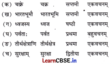 NCERT Class 7 Sanskrit Chapter 1 Question Answer Solutions वन्दे भारतमातरम् 11
