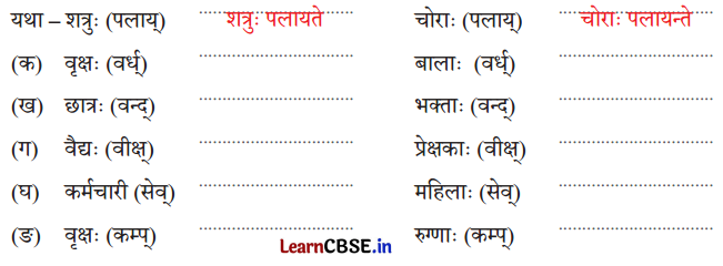 NCERT Class 7 Sanskrit Chapter 4 Question Answer Solutions न लभ्यते चेत् आम्लं द्राक्षाफलम् 8