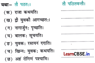 NCERT Class 7 Sanskrit Chapter 5 Question Answer Solutions सेवा हि परमो धर्मः 6
