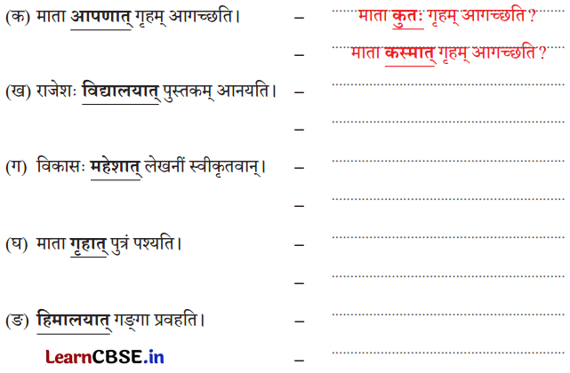 NCERT Class 7 Sanskrit Chapter 9 Question Answer Solutions अन्नाद् भवन्ति भूतानि 3