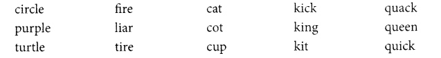 NCERT Solutions for Class 1 English Chapter 16 A Little Turtle Say Aloud Q1