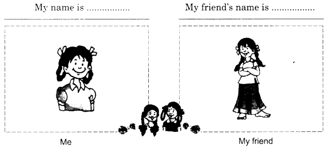NCERT Solutions for Class 1 English Chapter 3 After a Bath Lets Draw Q1