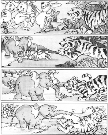 NCERT Solutions for Class 2 English Chapter 11 Funny Bunny Picture Story Q1