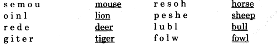 NCERT Solutions for Class 3 English Unit 7 Puppy and I Little Tiger, Big Tiger Word Building Q2