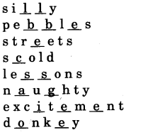 NCERT Solutions for Class 3 English Unit 8 My Silly Sister Word Building Q1