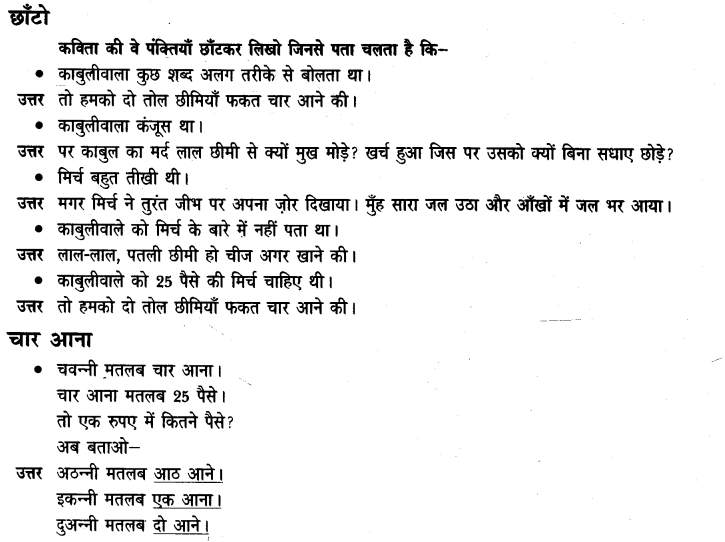 NCERT Solutions for Class 3 Hindi Chapter-13 मिर्च का मज़ा 3