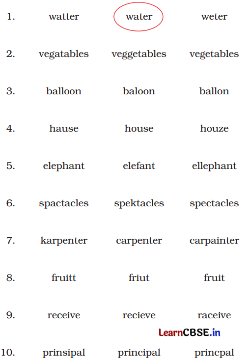 Papa’s Spectacles Class 5 Question Answer English Santoor Chapter 1 5