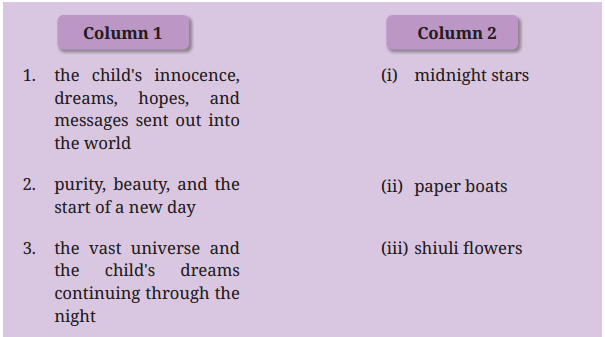 Paper Boats Question Answer Class 7 English Poorvi Chapter 8 3