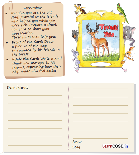 The Old Stag Class 4 Question Answer English Santoor Chapter 5 7