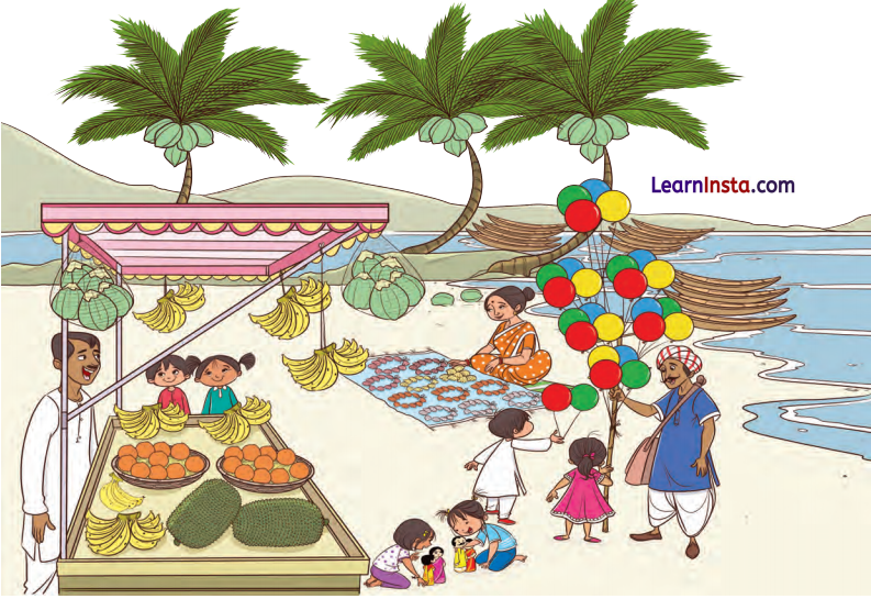 A Day at the Beach Class 2 Maths Solutions Question Answer Chapter 1 1