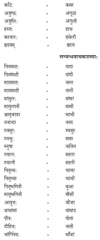 Abhyasvan Bhav Class 9 Solutions परिशिष्टम् - 1 I4