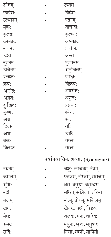 Abhyasvan Bhav Class 9 Solutions परिशिष्टम् - 2 I2
