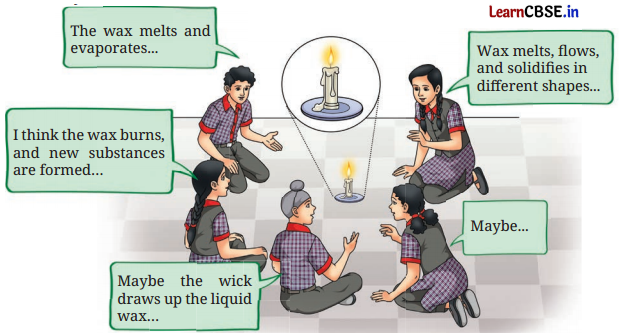 Changes Around Us Physical and Chemical Class 7 Questions and Answers Science Chapter 5-9