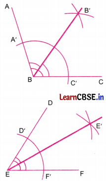 Constructions and Tilings Class 7 Solutions Maths Ganita Prakash Part 2 Chapter 6 Page 144 Q1