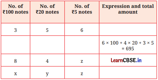 Expressions using Letter Numbers Class 7 Solutions Ganita Prakash Maths Chapter 4 Page 84 Q3