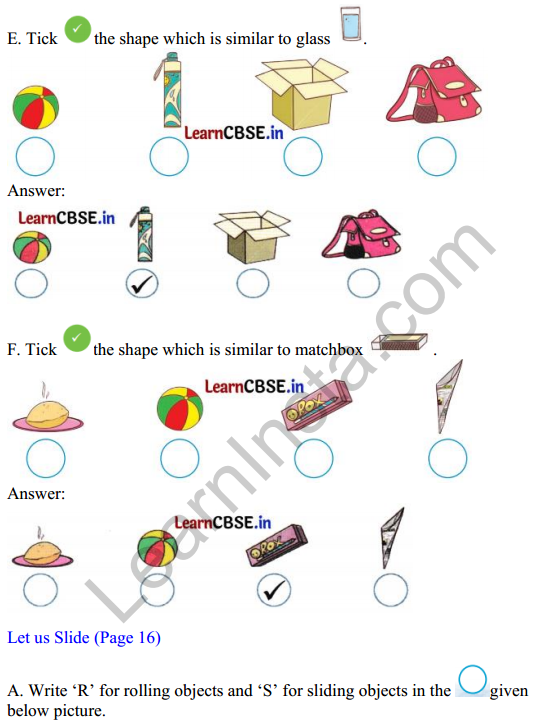 Joyful Mathematics Class 1 Solutions Chapter 2 What is Long&nbsp;What is Round (Shapes) 4