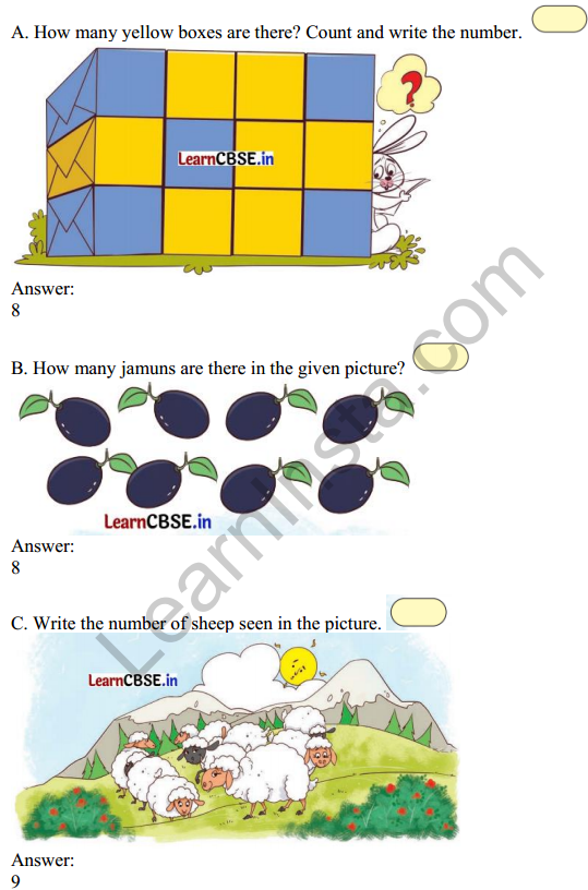 Joyful Mathematics Class 1 Solutions Chapter 3 Mango Treat (Numbers 1 to 9) 12