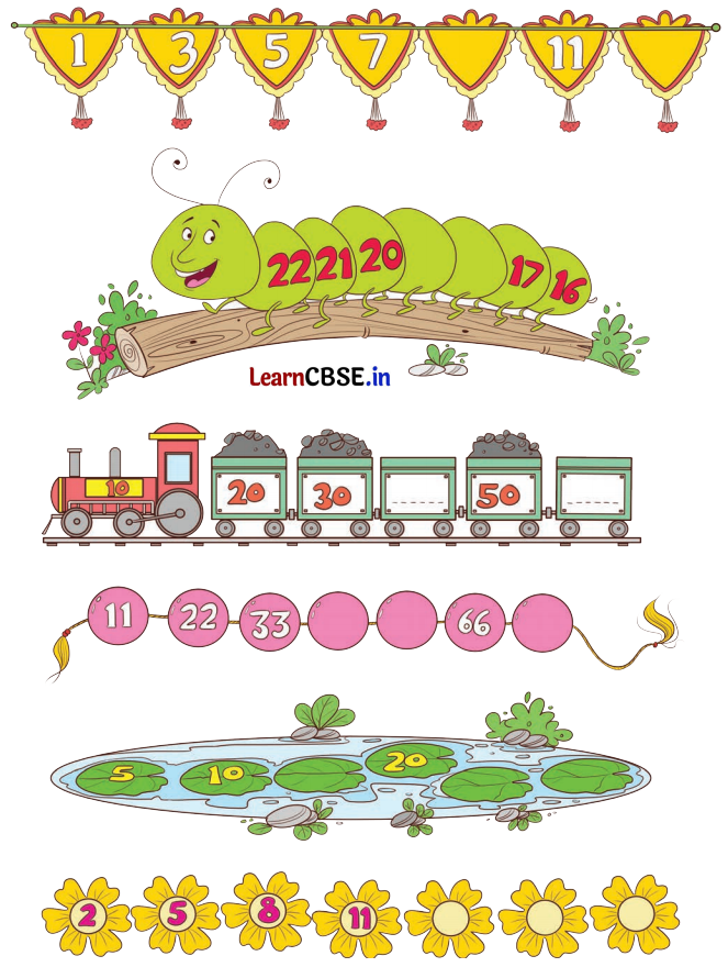 Joyful Mathematics Class 1 Solutions Chapter 9 Utsav (Patterns) 10