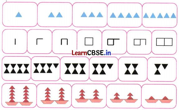 Joyful Mathematics Class 1 Solutions Chapter 9 Utsav (Patterns) 9