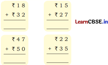Joyful Mathematics Class 2 NCERT Solutions Chapter 10 Fun at the Fair (Money) 27