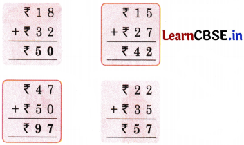 Joyful Mathematics Class 2 NCERT Solutions Chapter 10 Fun at the Fair (Money) 28