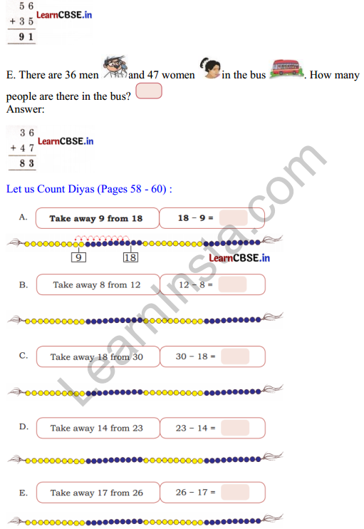 Joyful Mathematics Class 2 Solutions Chapter 6 Decoration for Festival.10