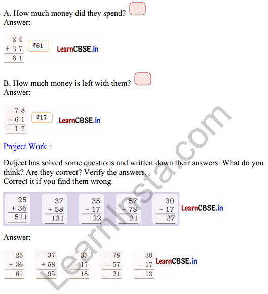 Joyful Mathematics Class 2 Solutions Chapter 6 Decoration for Festival.22