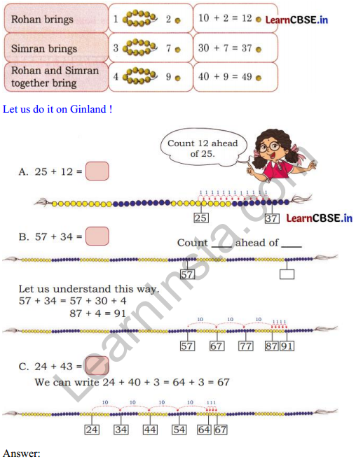 Joyful Mathematics Class 2 Solutions Chapter 6 Decoration for Festival.4