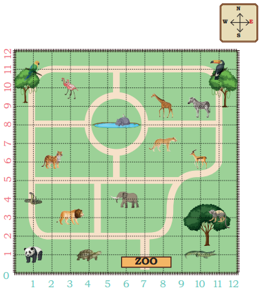 Maps and Locations Class 5 Solutions Question Answer Maths Chapter 14 12