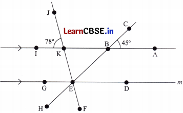Parallel and Intersecting Lines Class 7 Solutions Ganita Prakash Maths Chapter 5 Page 123 Q4.1