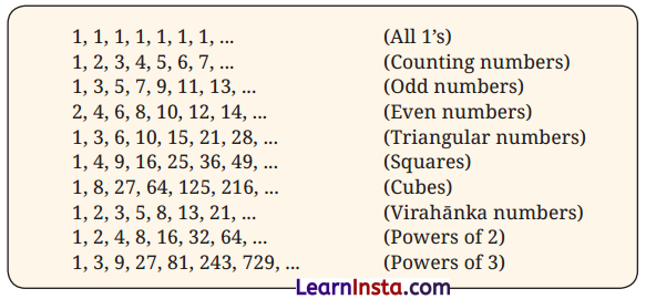 Patterns in Mathematics Class 6 Solutions Question Answer 1