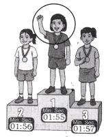 Racing Seconds Class 5 Solutions Question Answer Maths Chapter 12 10