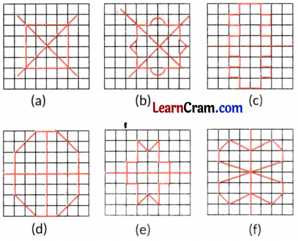 Symmetry Class 6 Solutions Question Answer 28